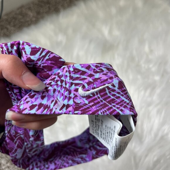 Nike Purple Bow Headband Baby Girls 0-6 Months - Picture 2 of 5